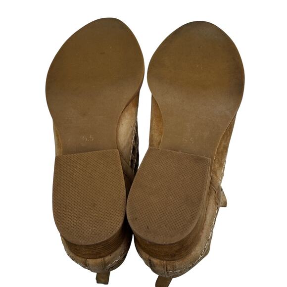 Jeffrey Campbell Taggart Laser Cut Lattice Leather Booties Women's Size 6.5 - Picture 10 of 12